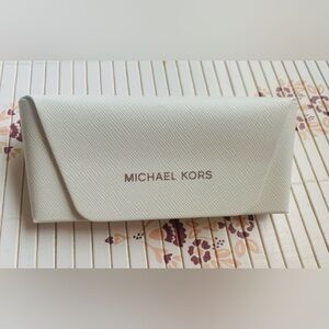 Michael Kors Off White Eyewear Case Hard Top